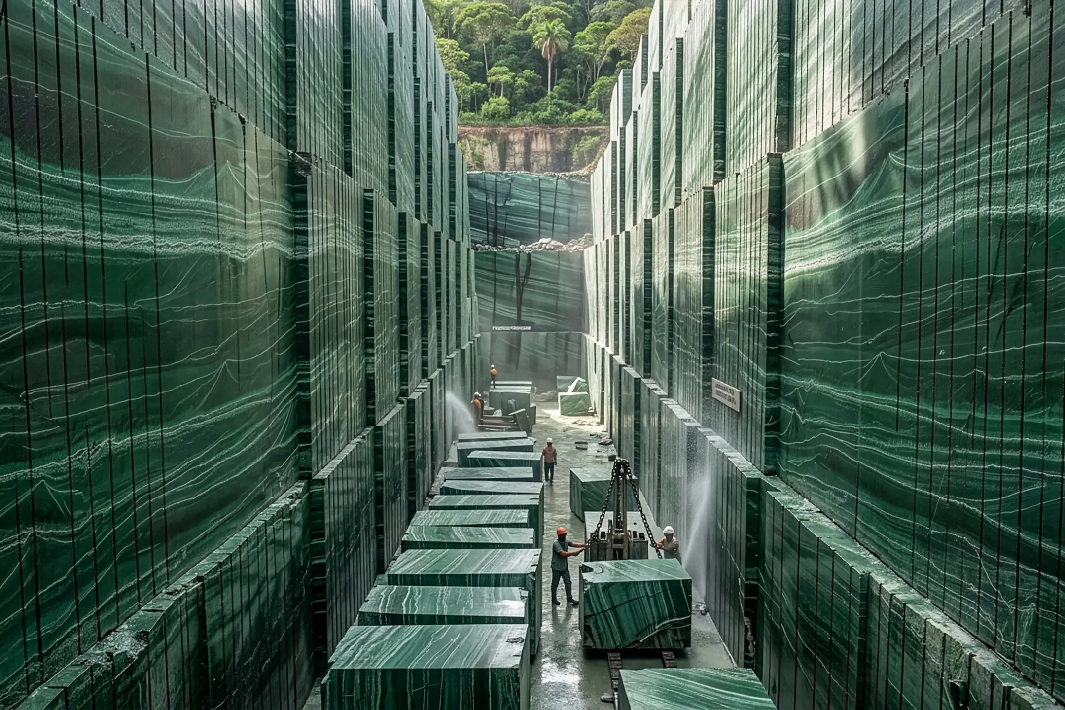 Chapa de Amazônia Green — Quartzito metamórfico de Goiás